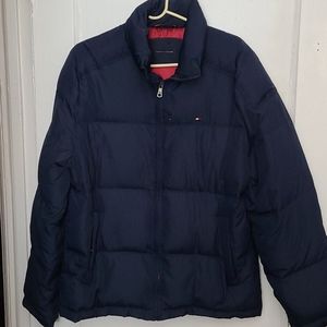 Tommy hilfiger medium navy down coat